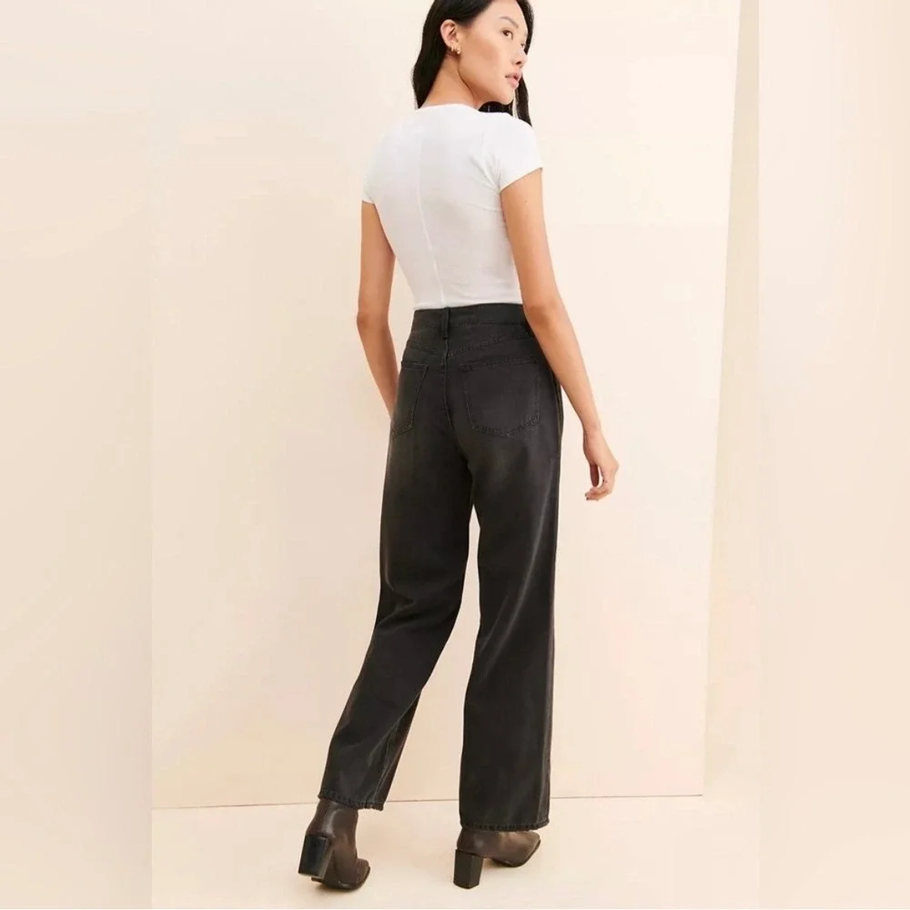 Pistola Black Bobbie‎ Crossover Waist Straight Jeans Size 26